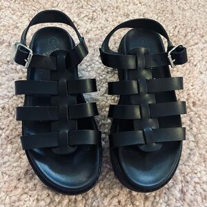 Chunky Strappy girls Art Class Buckle dressy Sandals